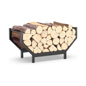 Curved Large-Capacity Heavy Duty Firewood Holder