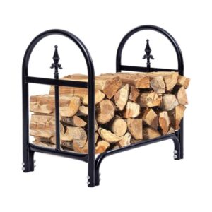 24-Inch Fireplace Wood Storage Stand